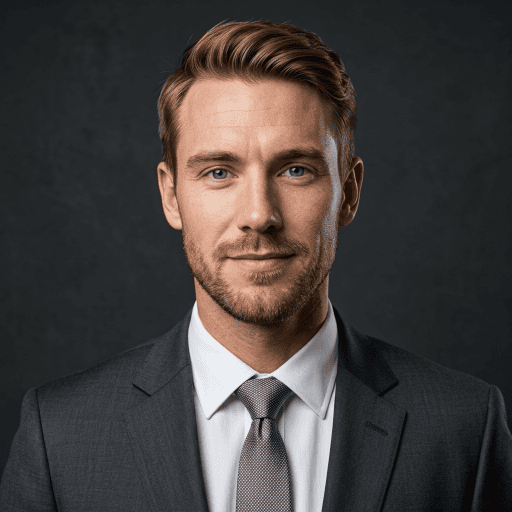 Realistic AI professional headshot generated from a selfie