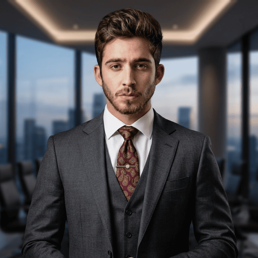 The Executive professional headshot example by NanoLook AI