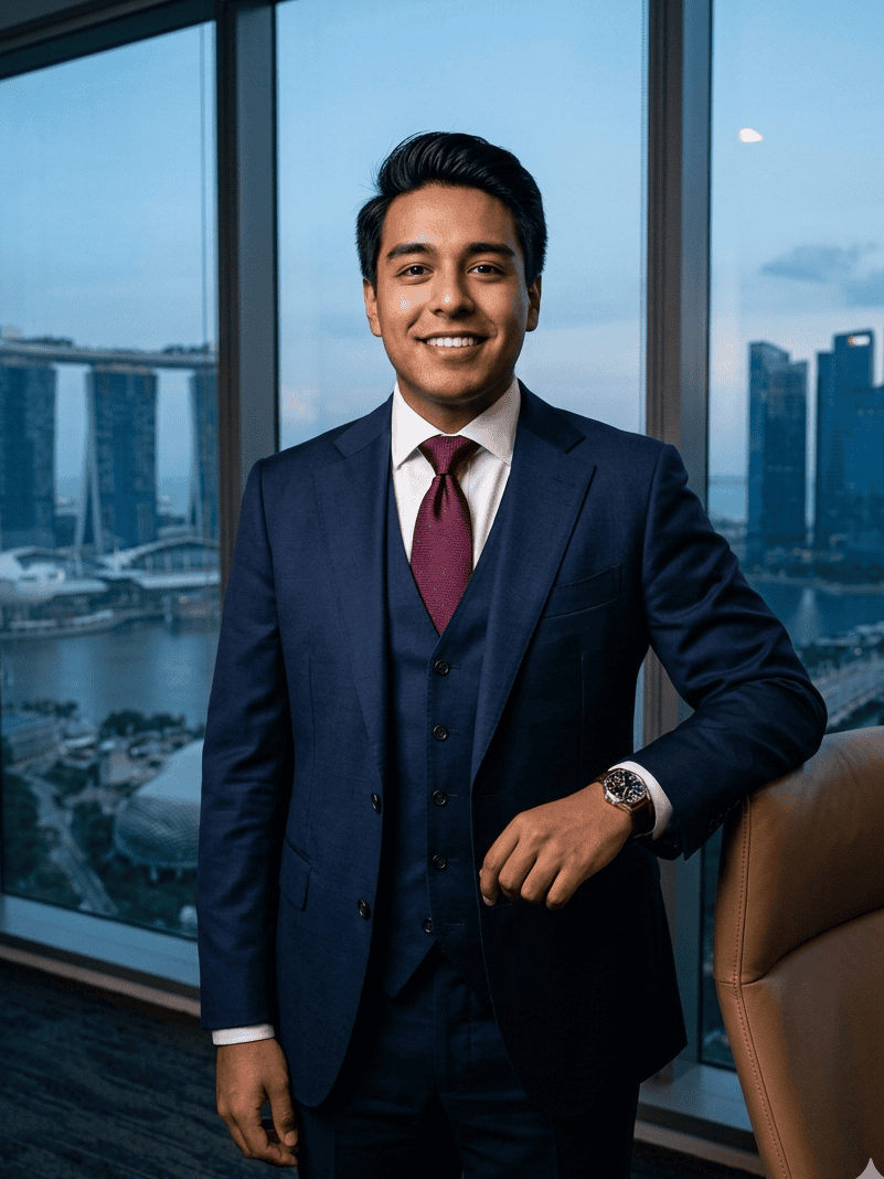 Professional resume photo generated for a CV profile